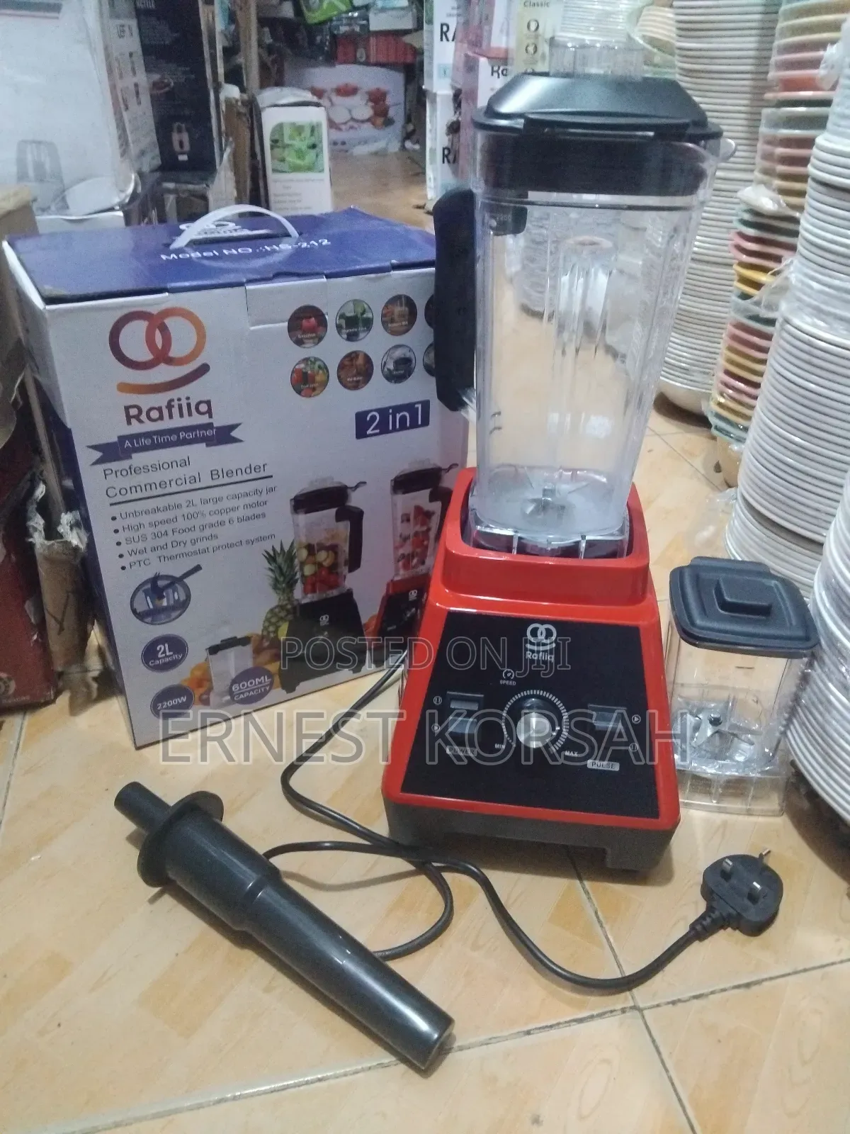 2 in 1 Bottle Crusher Commercial Blender ( Tried and Tested)