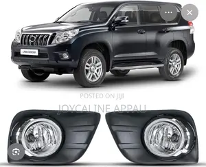 Toyota Land Cruiser Prado 2010 Fog Light and Cover With Bulbs and Wire