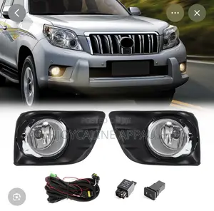 Toyota Land Cruiser Prado 2010 Fog Light and Cover With Bulbs and Wire