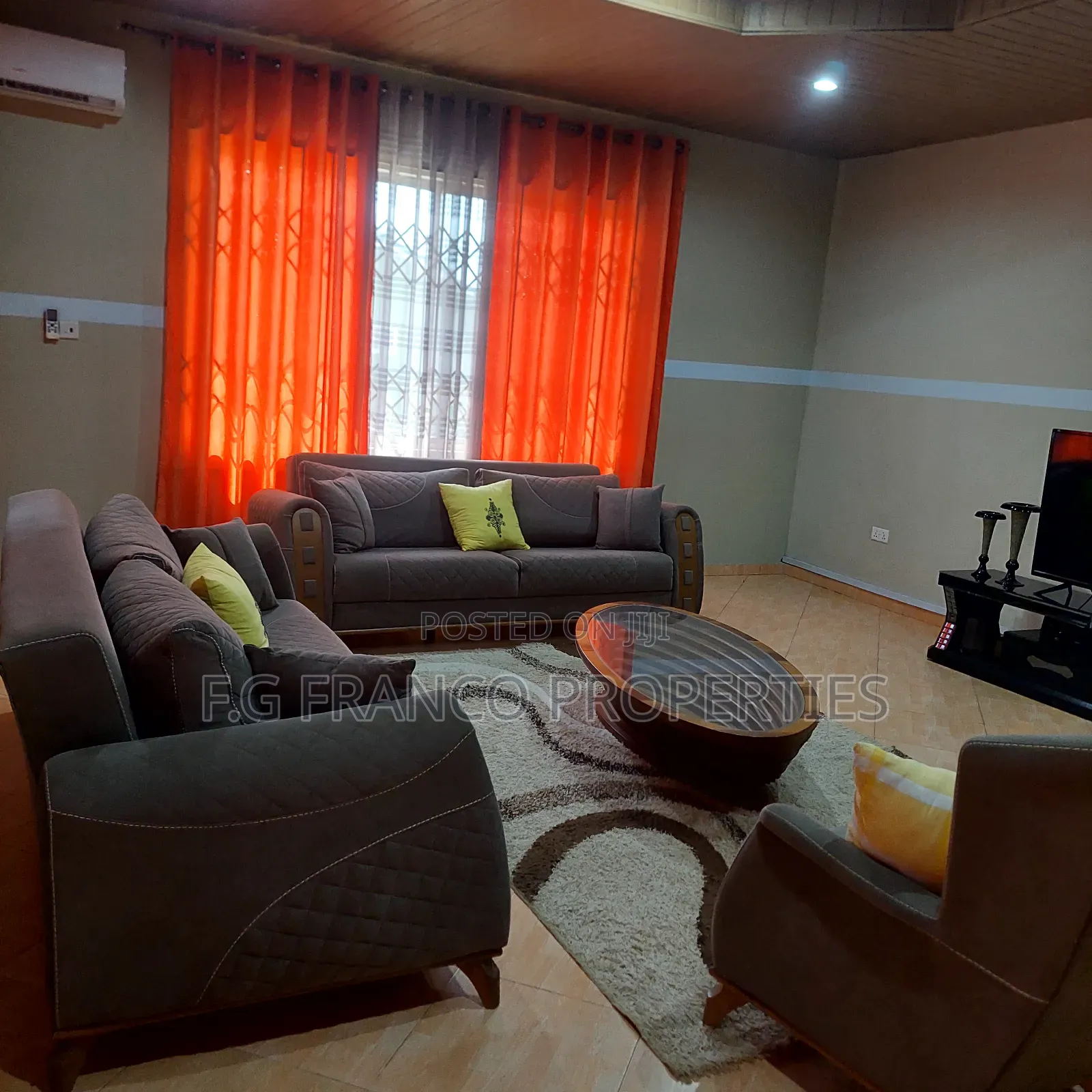 Furnished 3bdrm Apartment in Kg Franco Properties, Spintex for rent