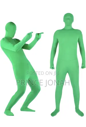 Andoer Full Body Photography Chromakey Green Unisex Adult Bodysuit
