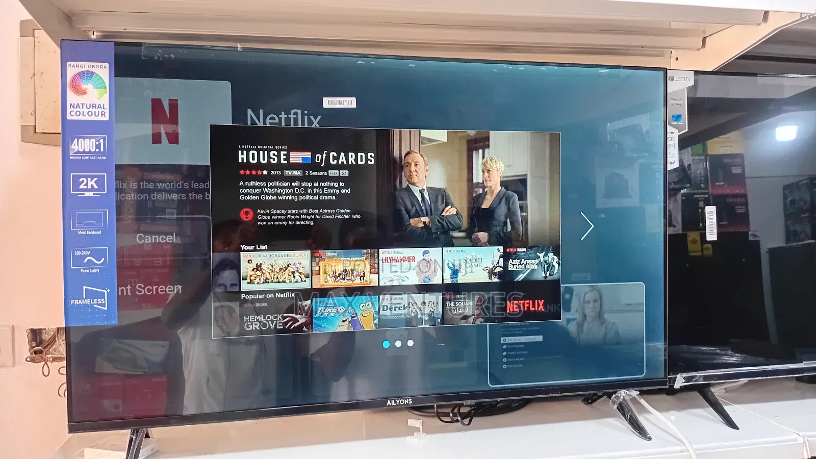 Enjoy More With Brand New Ailyons 43" Tv