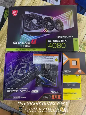 Amd Ryzen 9 7900x ,Rtx 4080 16gb ,128gb Ddr5 Ram Combo