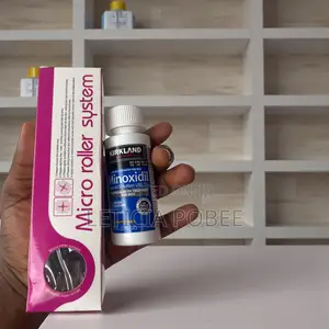 Hair Growth Combo Kit – Derma Roller + Kirkland Minoxidil 5%