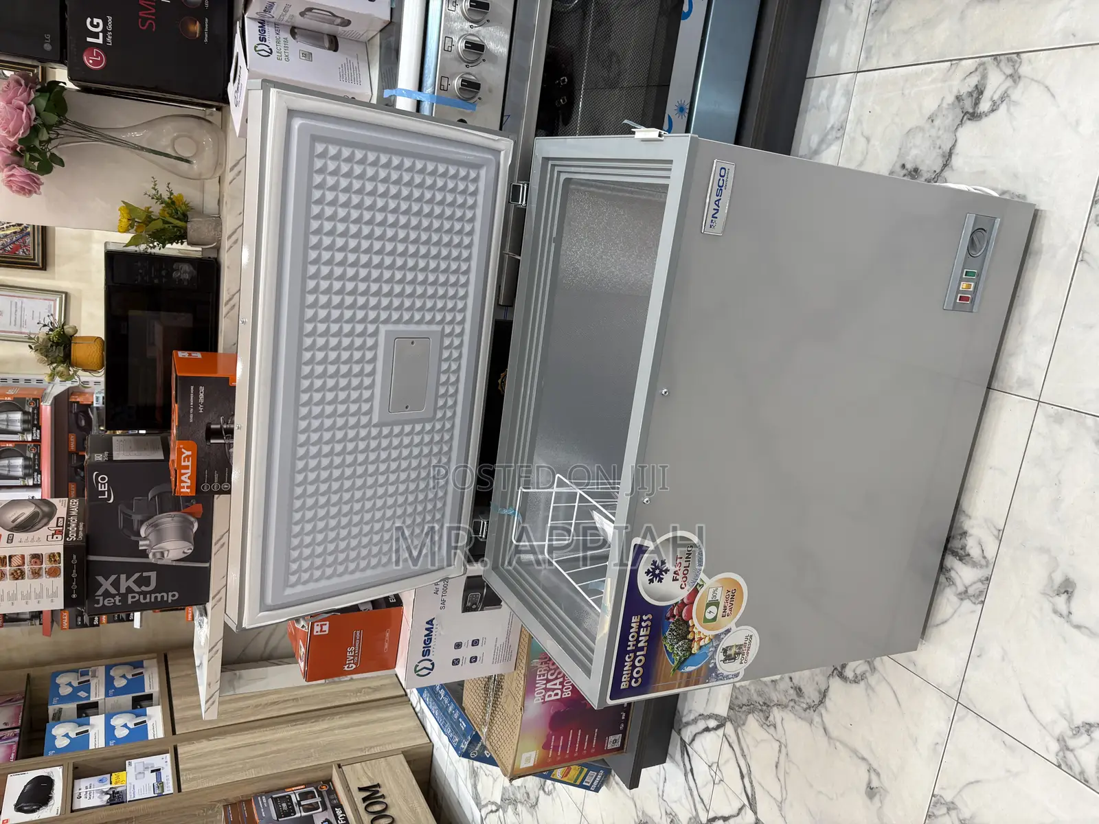 Shop Unique Nasco Nas250fl Single Door Chest Freezer(200l).