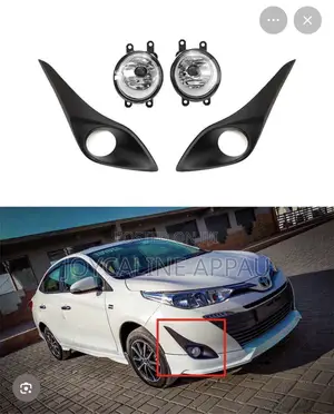 Toyota Yaris 2018 to 2019 Fog Light and Cover With Bulb
