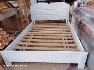 Double Bed White Colour