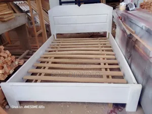 Simple White Bed Frame