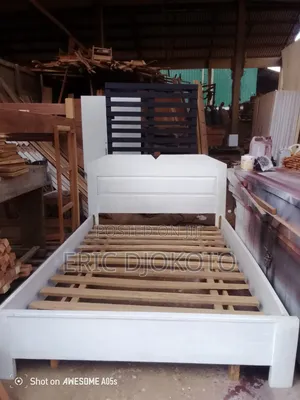Simple White Bed Frame