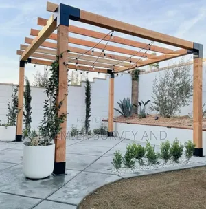 Modern Pergola Installation
