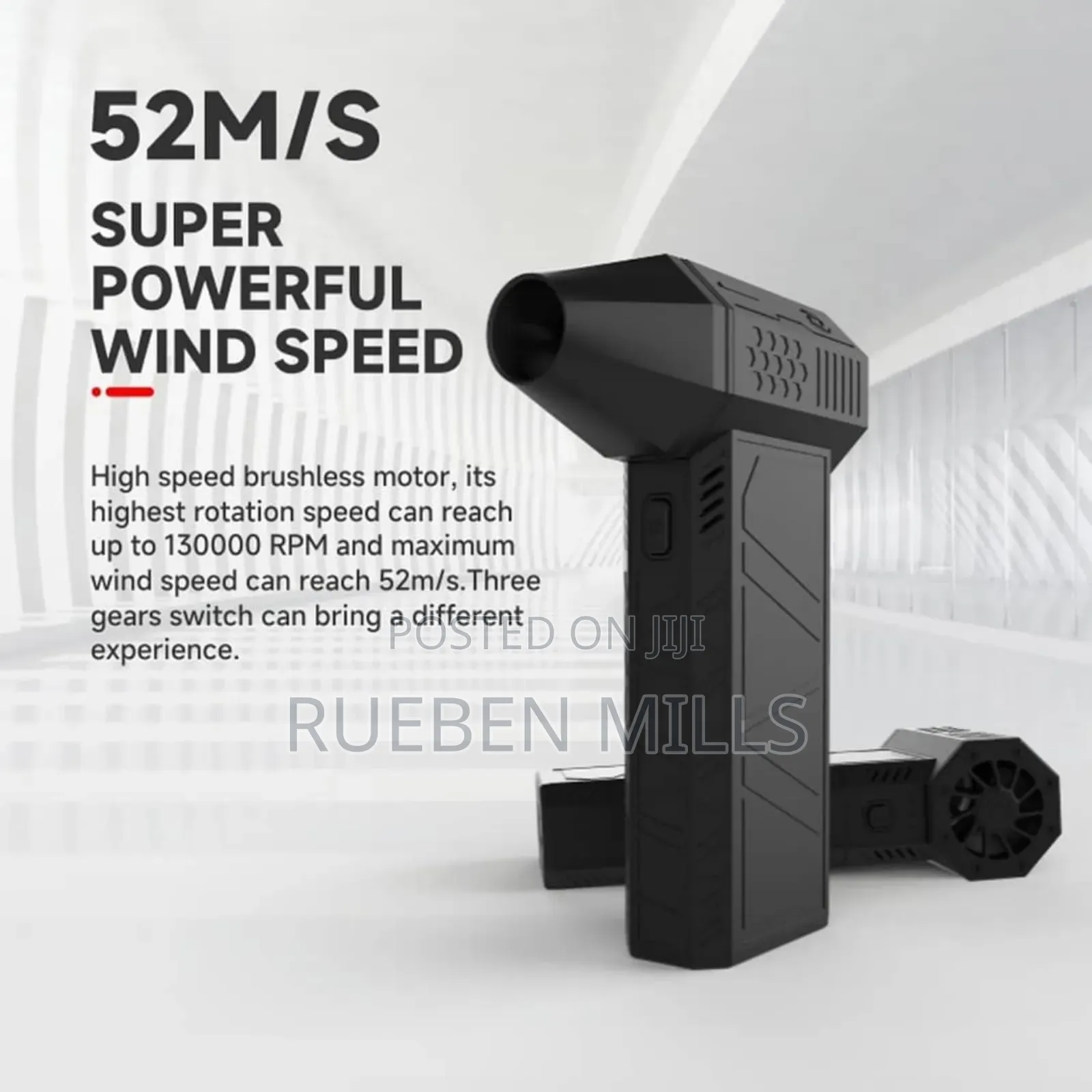 Wind Pressure Violent Turbo Fan Air Blower Dust Cleaner Machine