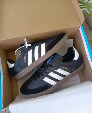 Adidas Samba Black and Brown