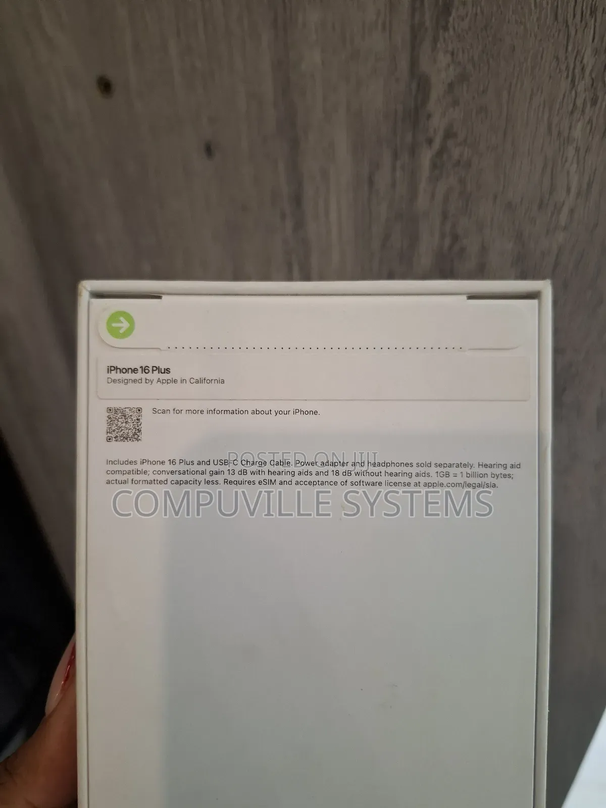 New Apple iPhone 16 Plus 256 GB Black