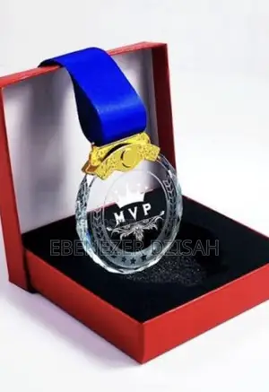 Glass Medal With Branding