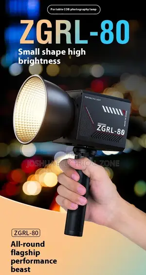 80w Led Video Light With Built-in Rechargeable Battery And Adjustable
