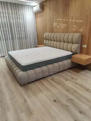 Modern Foreign Kingsize Bed Frame With Mattress Available