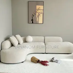 Modern L Shape Curve Sofa Available