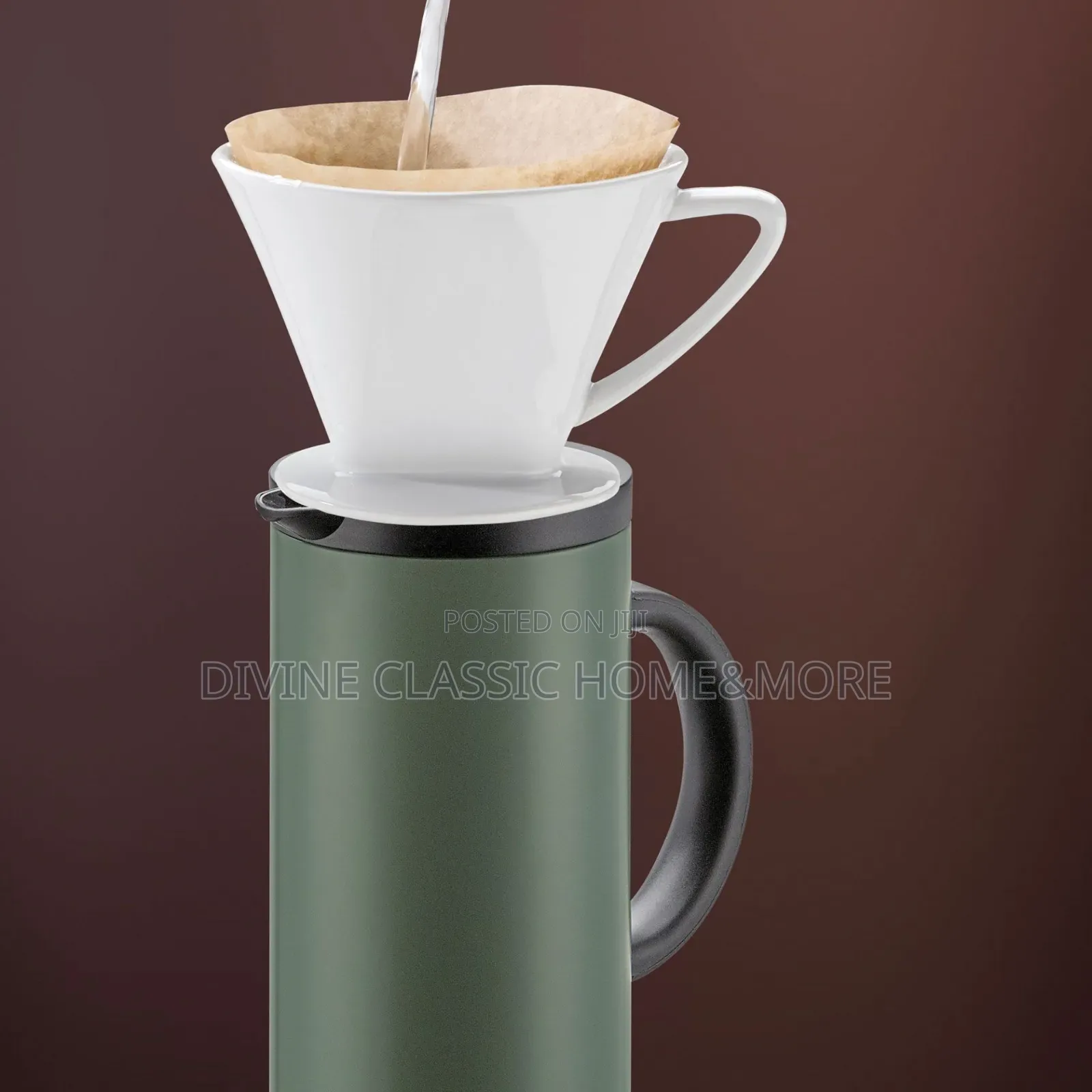 Cilio - Vacuum Jug Firenze - Olive-Green Matt