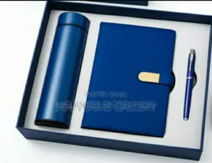Corporate Gift Set 3in1for Souvenirs Diary,Flask and Pen