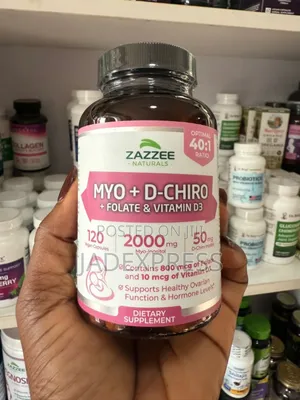 Zazzee Myo+ D-Chiro + Vitex Inositol Blend