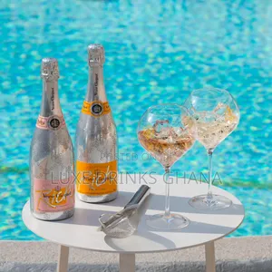 Veuve Rich Brut and Rose