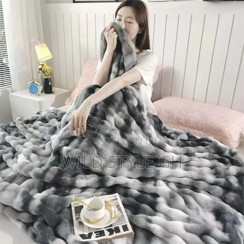 Warm Fluffy Soft Luxury Tie-dye Throw Blankets