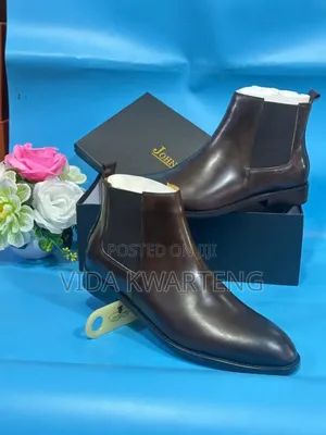 Executive John Foster Coffee Brown Leather Boots