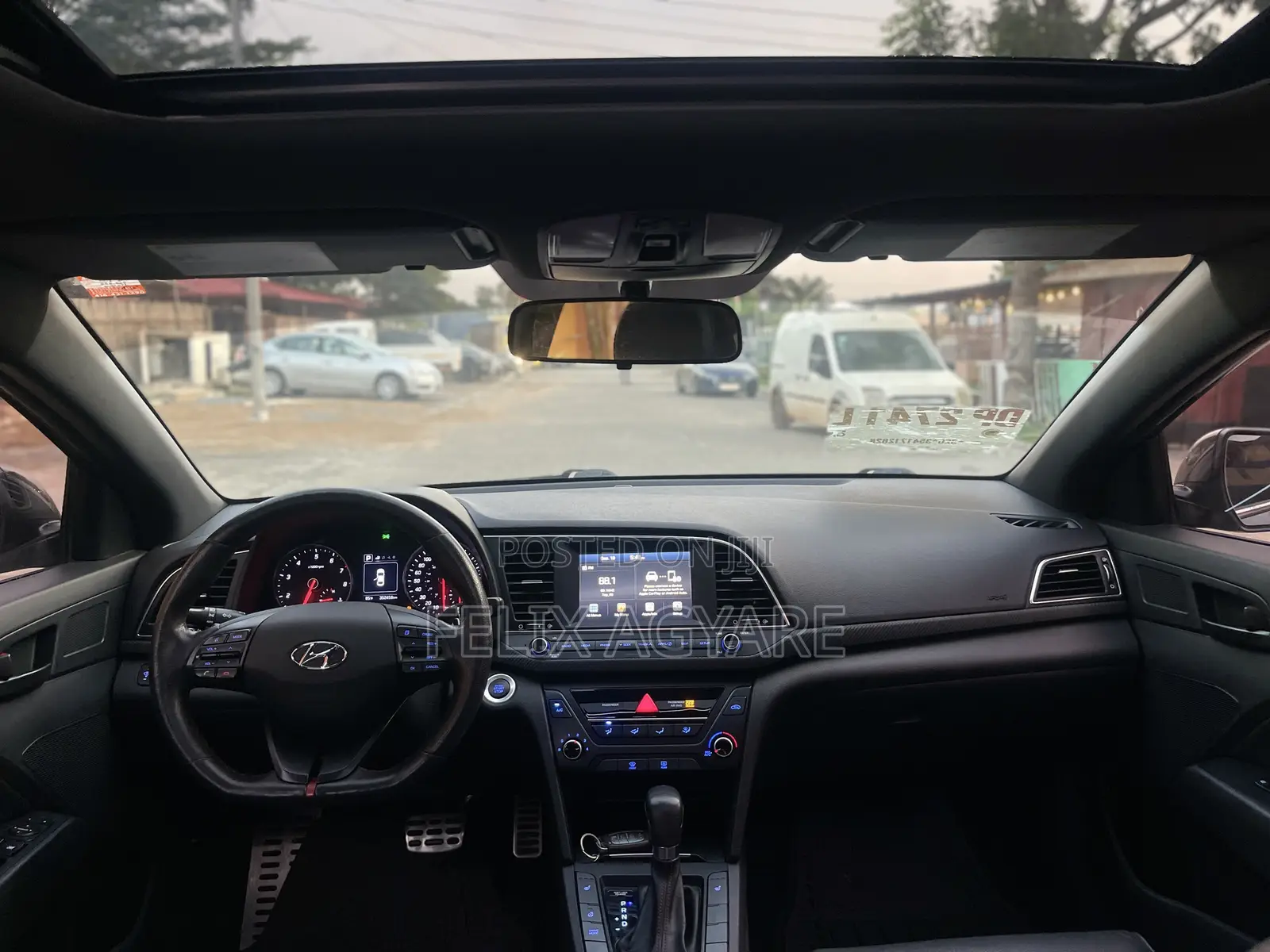 Hyundai Elantra Sport Sedan FWD (1.6L 4cyl 6M) 2017 Black