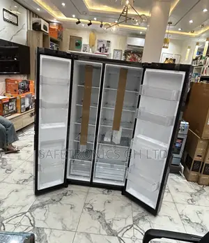 Original Lg Side by Side 674 Liters Grey Refrigerator
