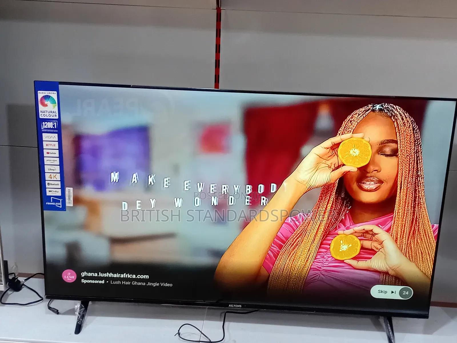 Clear Sound and Picture Ailyons 55” Tv