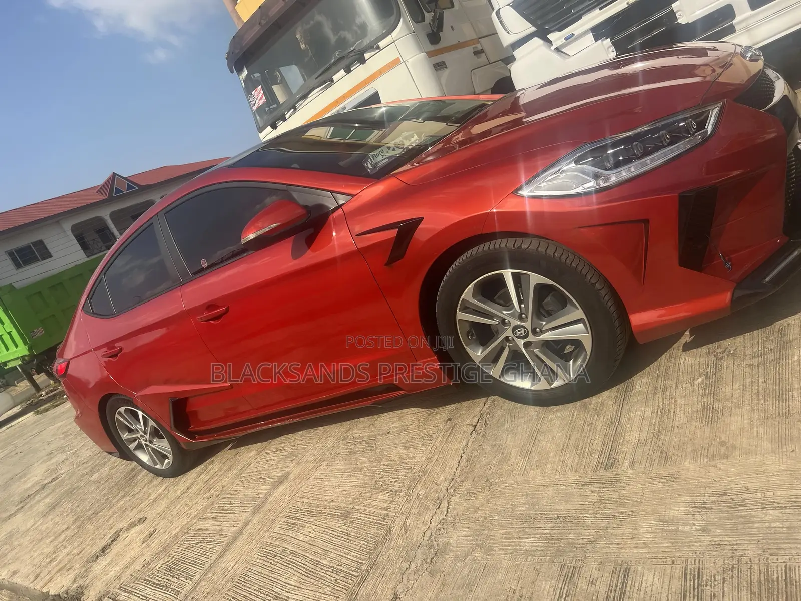Hyundai Elantra Limited 2018 Orange