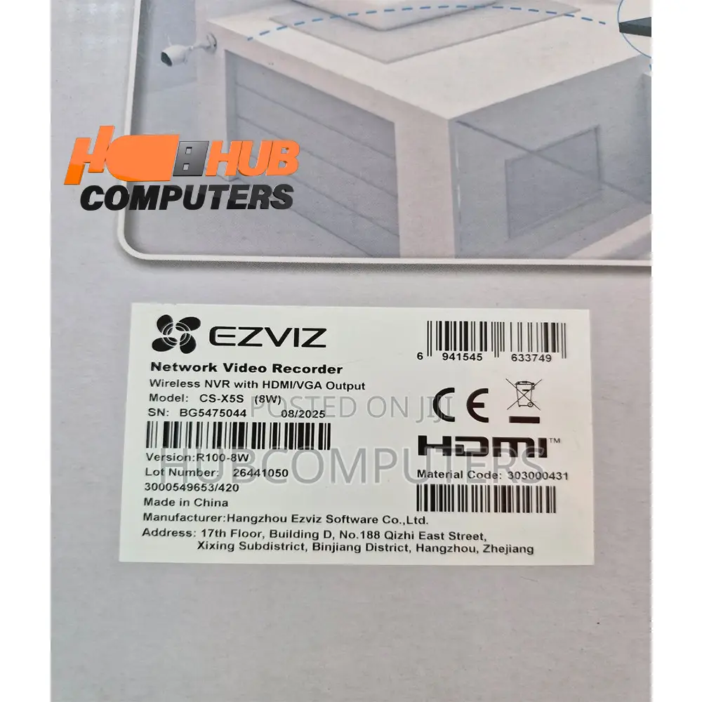 Ezviz Cs-X5s(8w) Wireless NVR 8-Channel