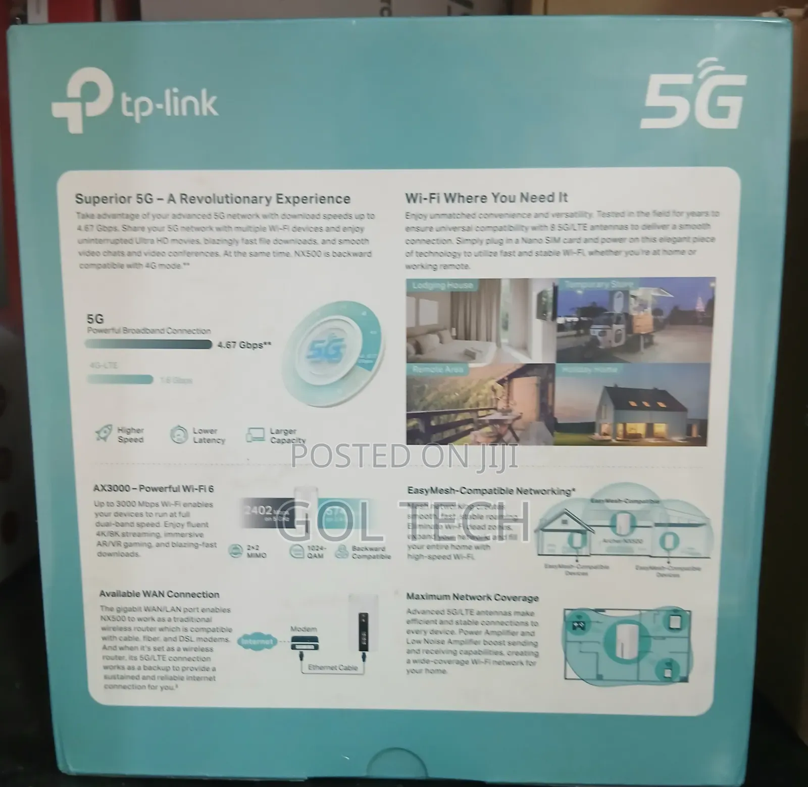 Tp Link 5g Cpe Ax3000 Dual Band Router