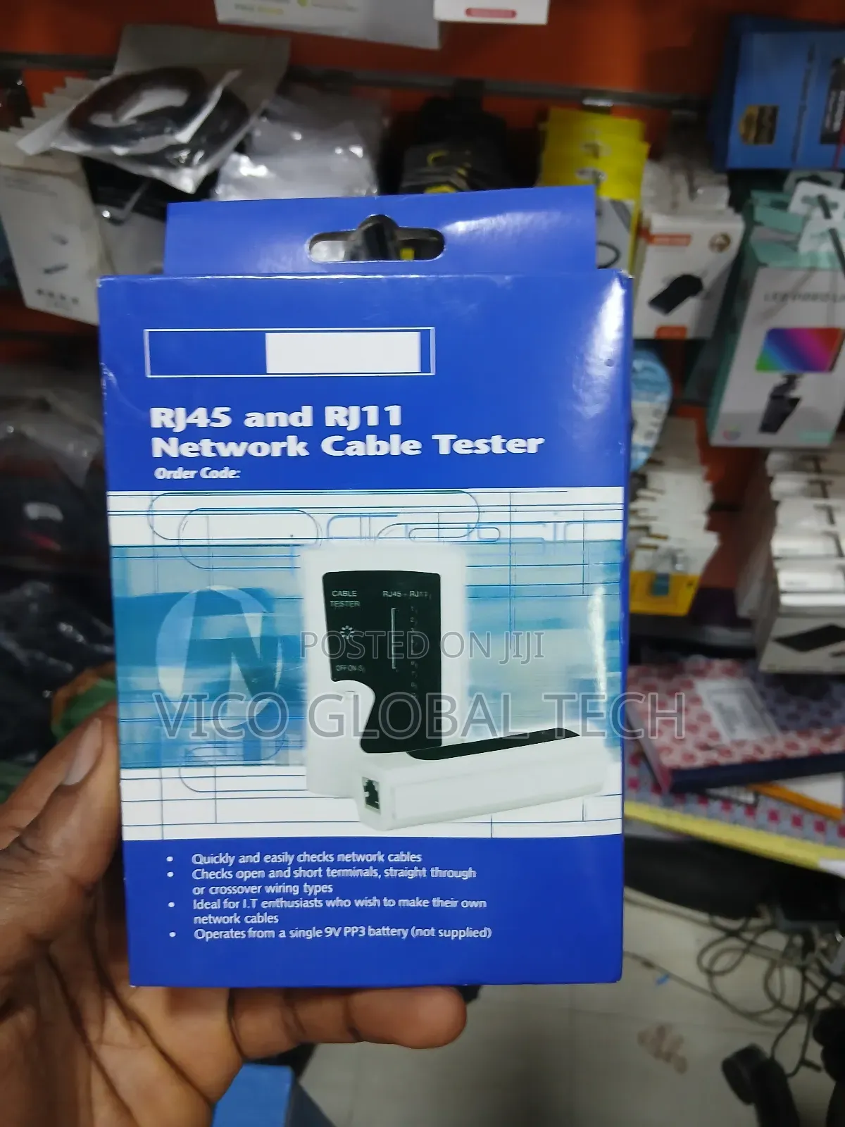 Cable Tester Rj11 and Rj45