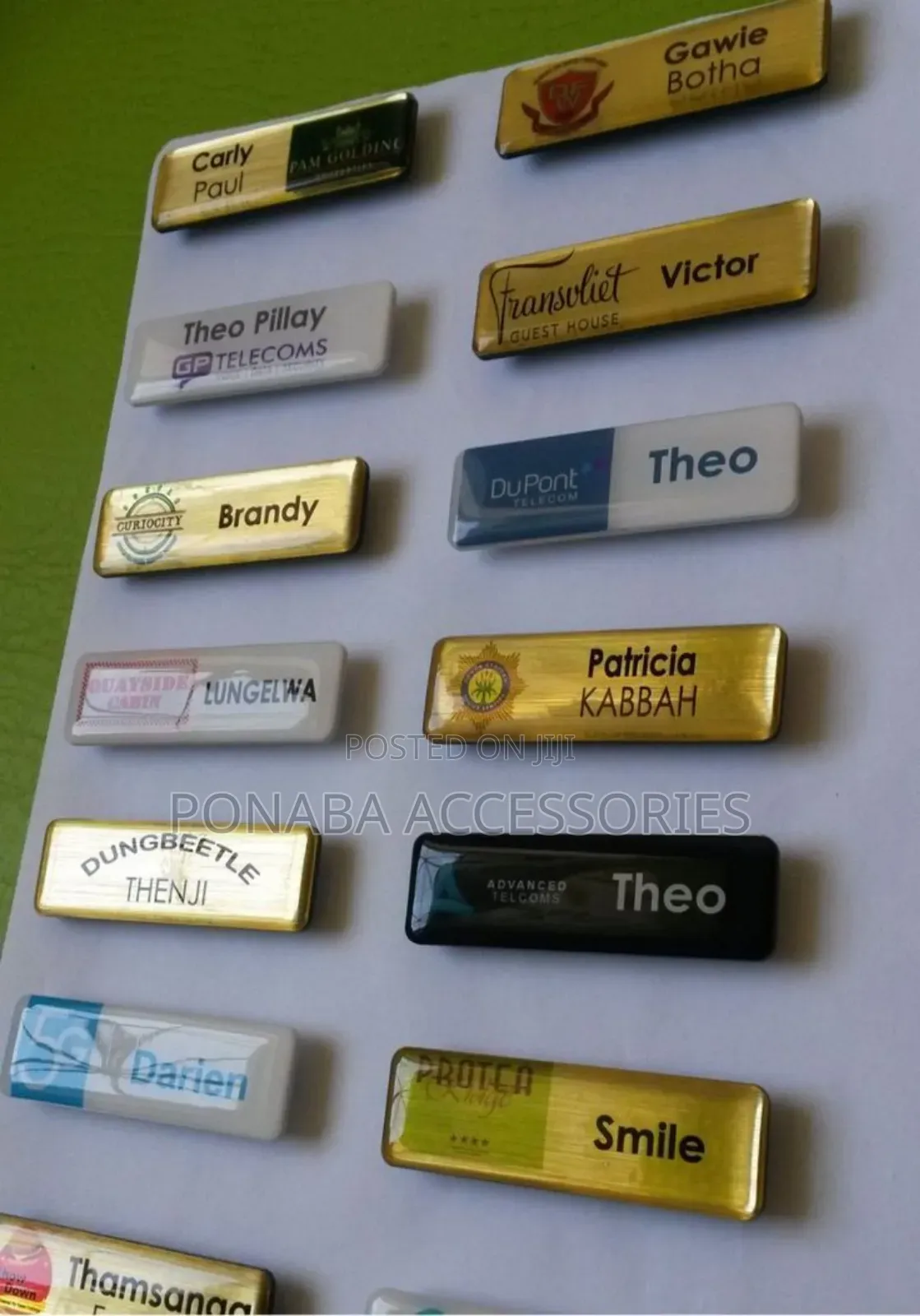 Beautiful Name Tags