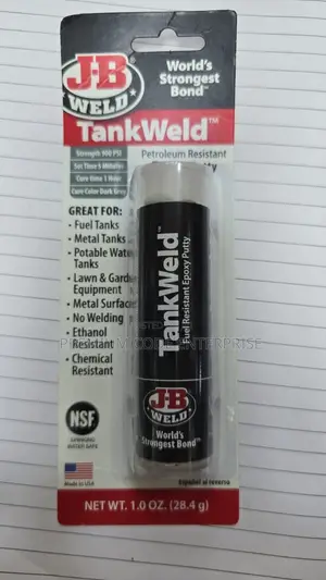 Jb Weld Tankweld Fuel-Resistant Epoxy Putty –Tank Leak Repair Solution