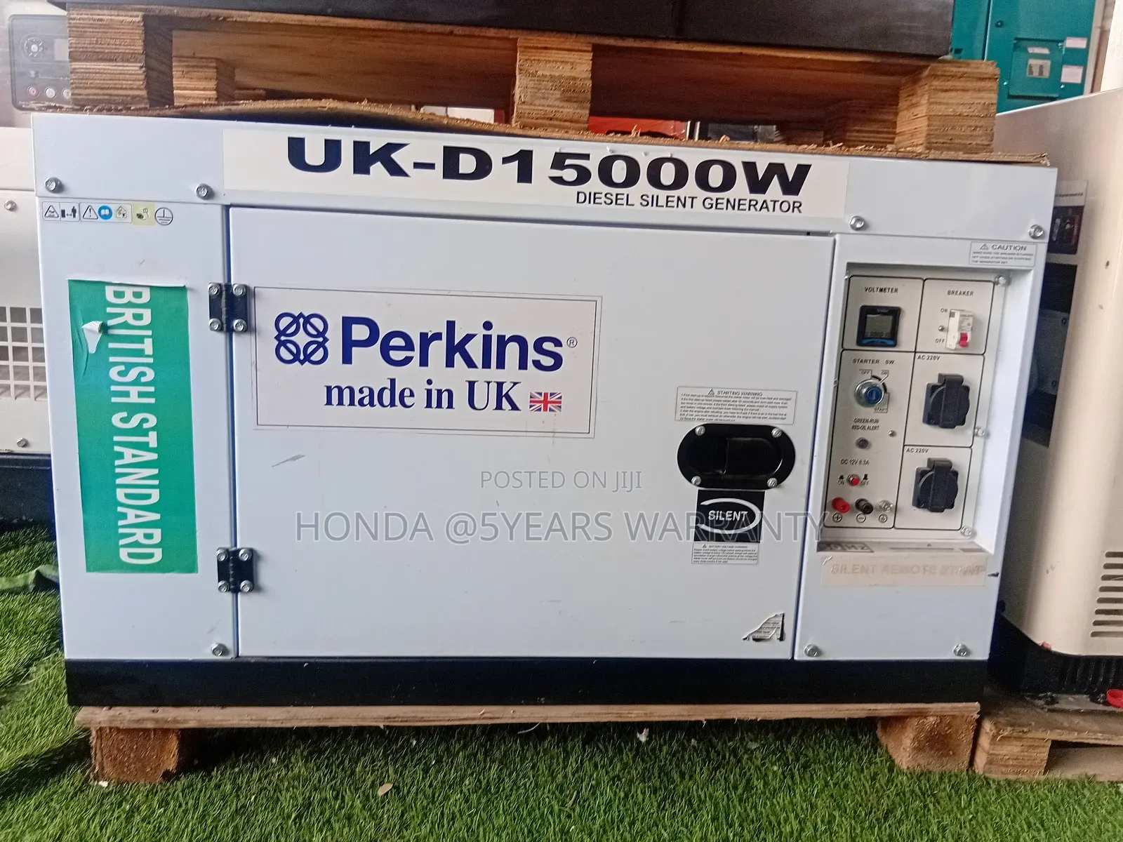 Heavy-Duty Perkin**S 15kva Silent Generator*