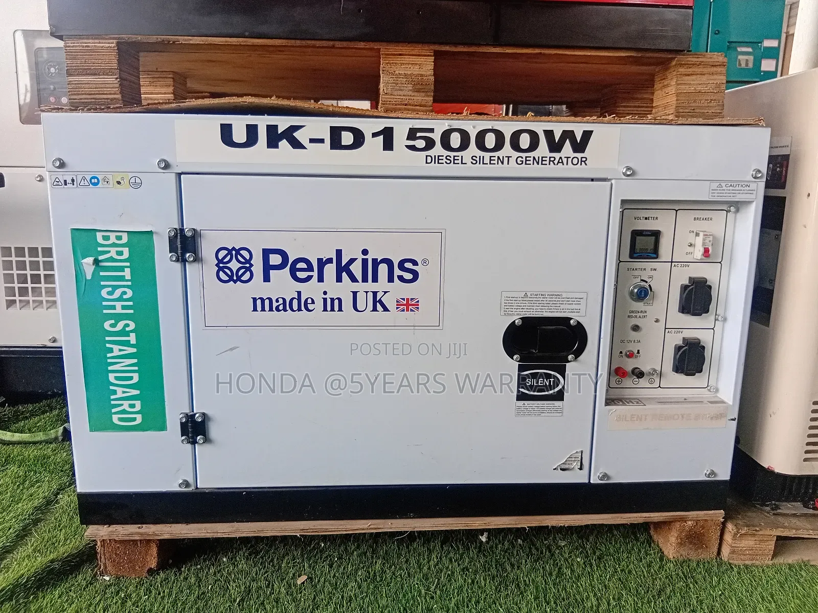 Heavy-Duty Perkin**S 15kva Silent Generator*