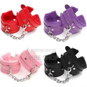 Premium Soft Leather Wrist Ankle Cuffs Set
