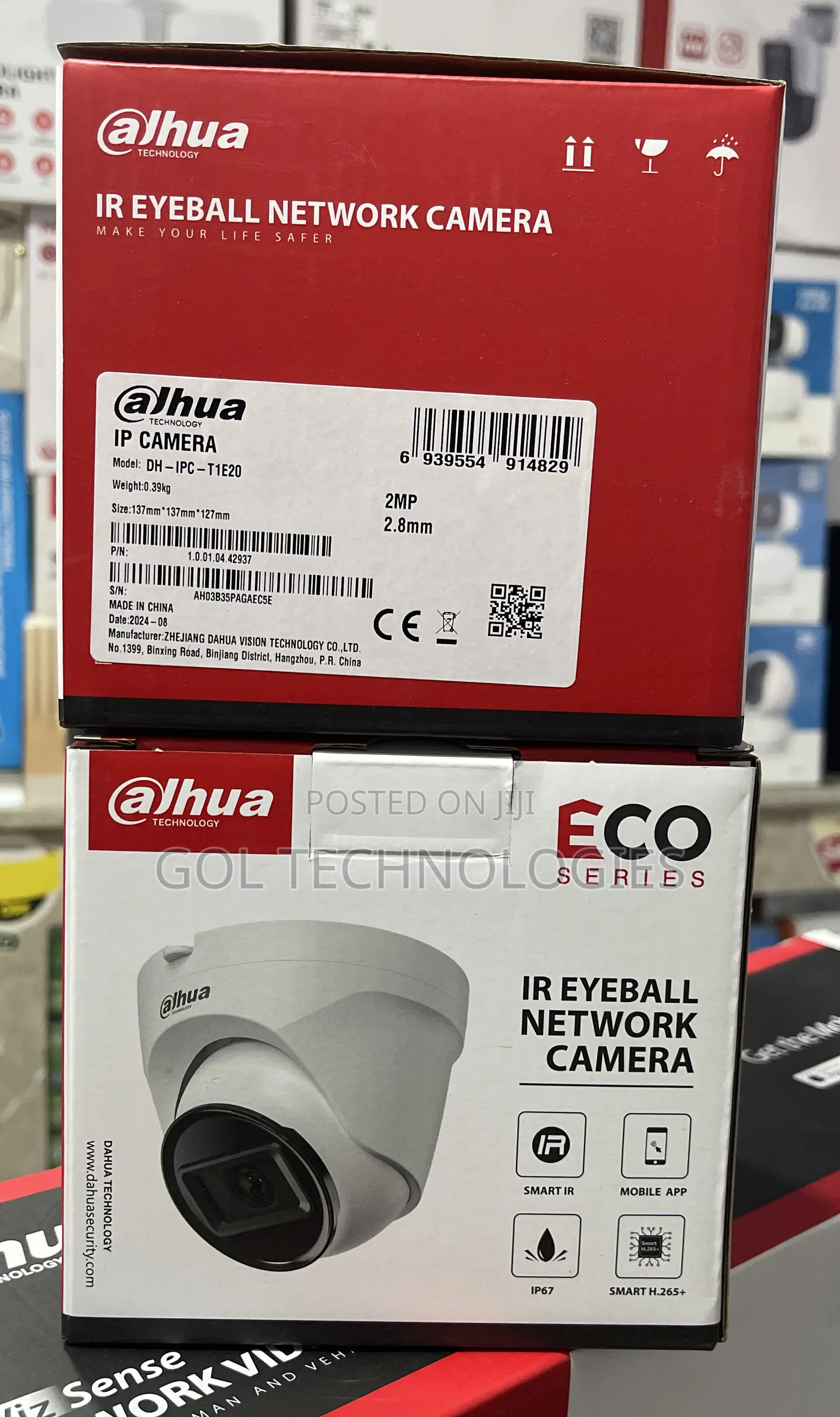 Dahua Ip Camera Dh - Ipc - T1e20 Ir Eyeball Network Camera 2 Mp