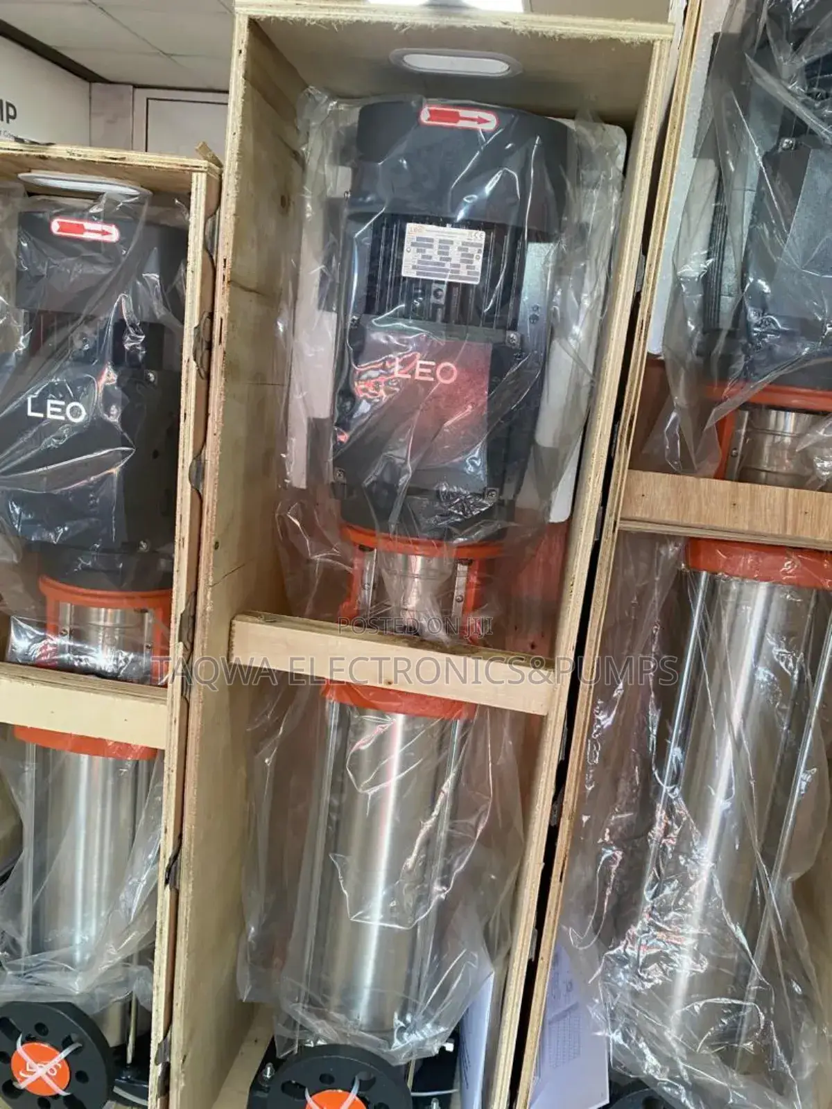 Accurate Leo 4hp Stainless Vertical Pump
