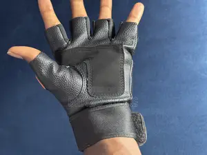 Heavy-Duty Leather Workout Gloves