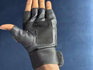 Leather Combat Fitness Gloves for Gym Workout, Military and Riding