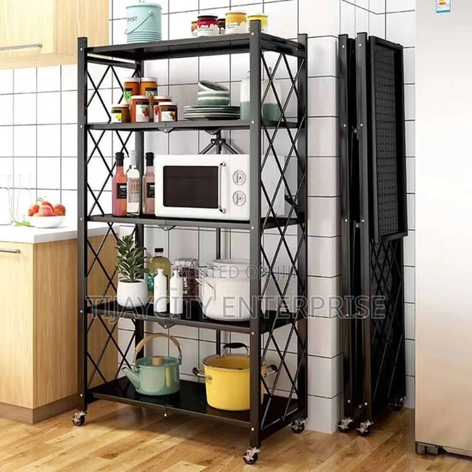 5 Tier Foldable Storage Rack