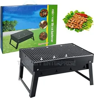 Foldable Charcoal Grill.