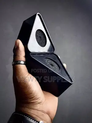Cube / Triangular Shaped Interview Microphone Flag Station Logo Box