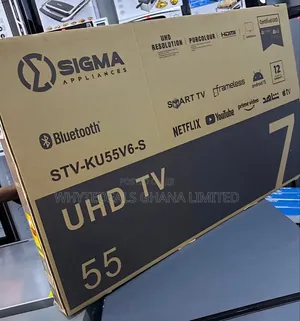Sigma 55" Smart Android Frameless Led Tv| Bluetooth|Voice-control|2026