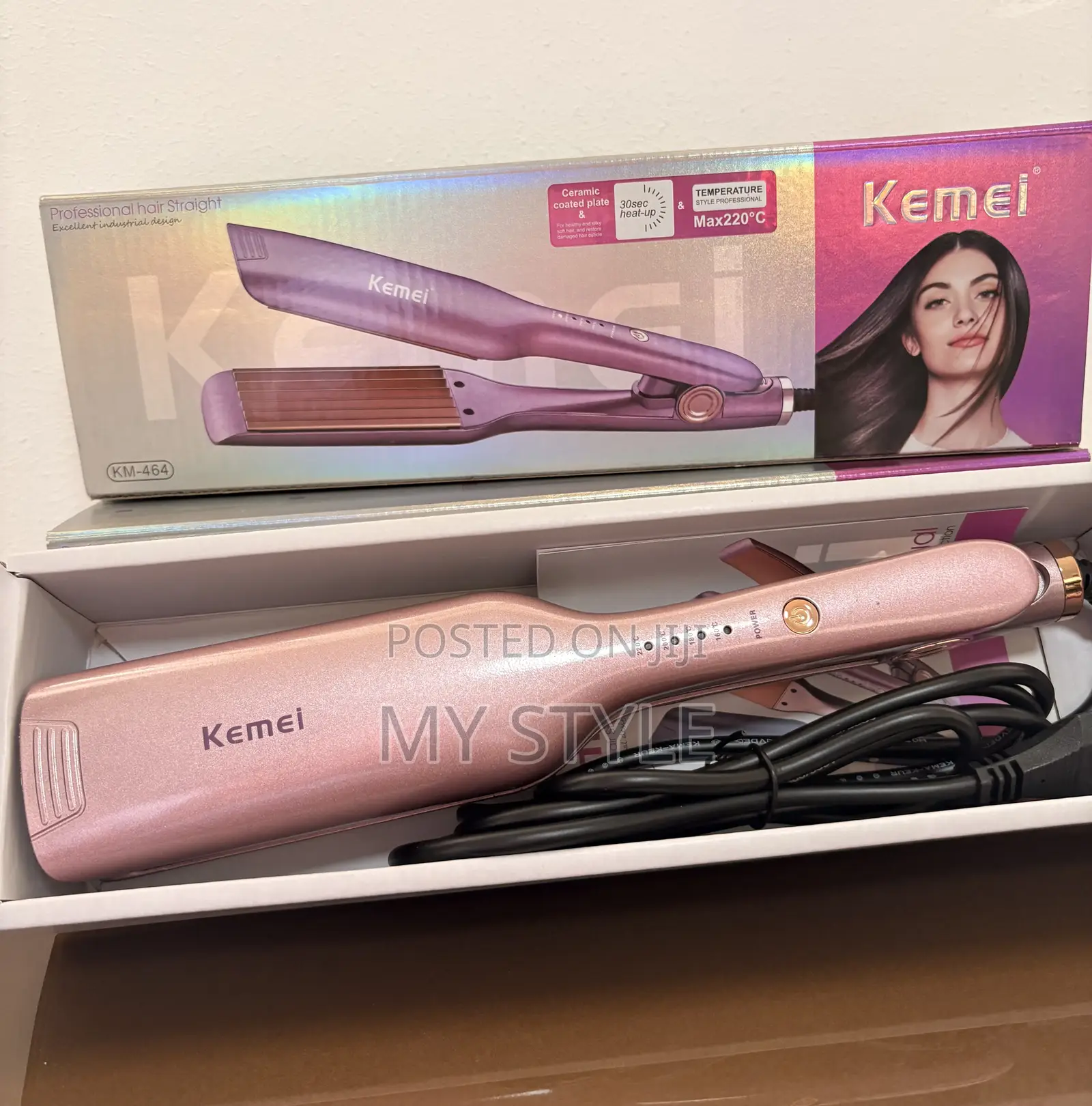 Hair Straightener Professional Kemei Km-464