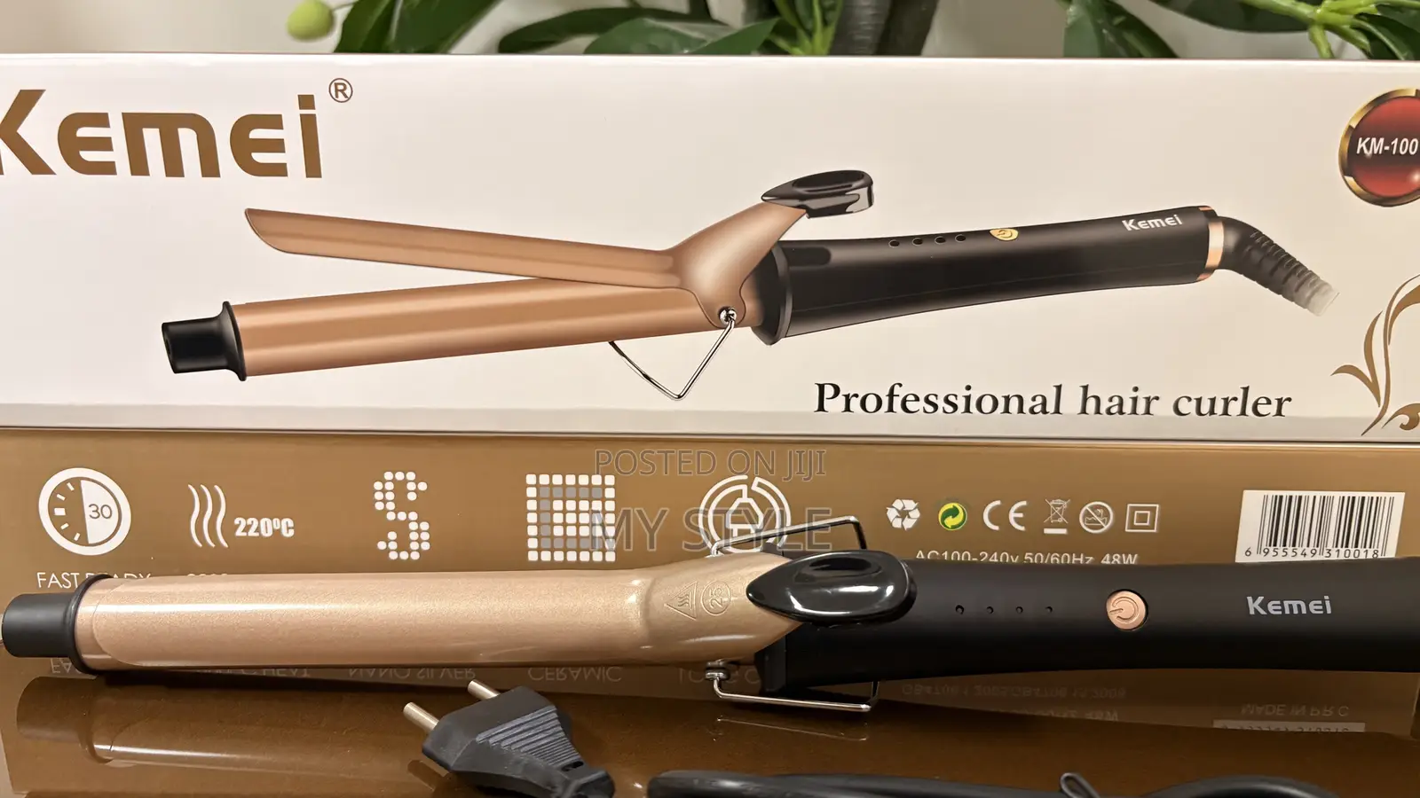 Professional Hair Curler Km-1001a