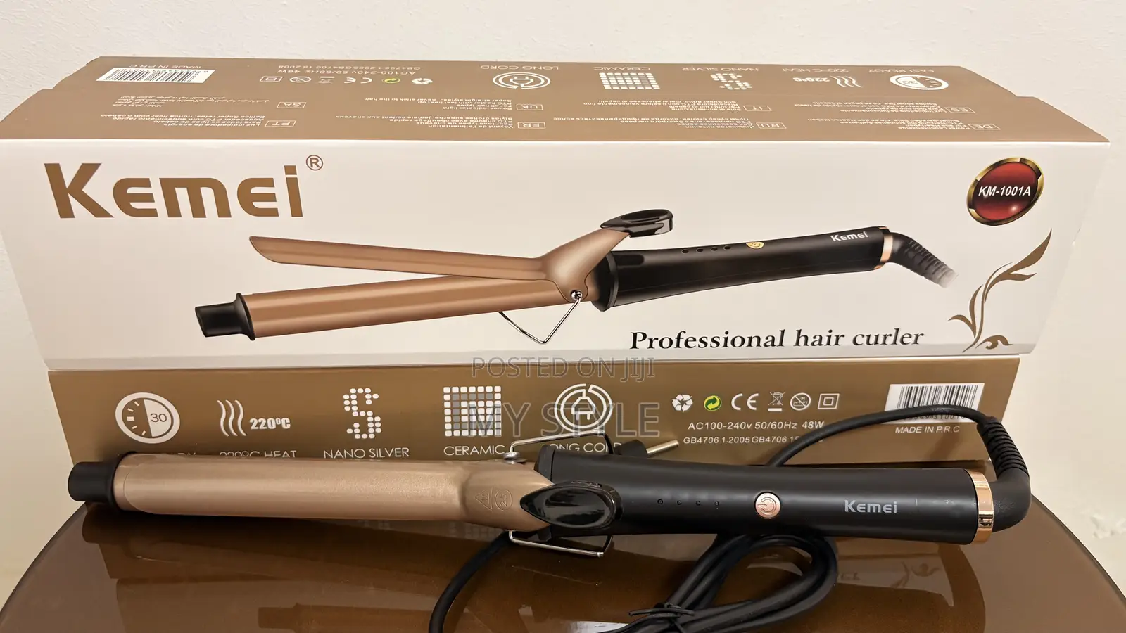 Hair Professional Curler Kemei Km-1001a